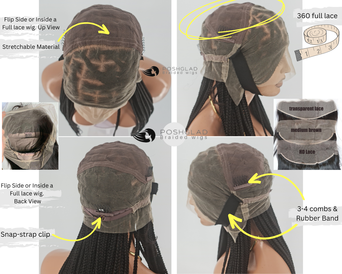 Beyoncé Knotless Braid Wig (Ready To Ship) Full Lace, Glueless